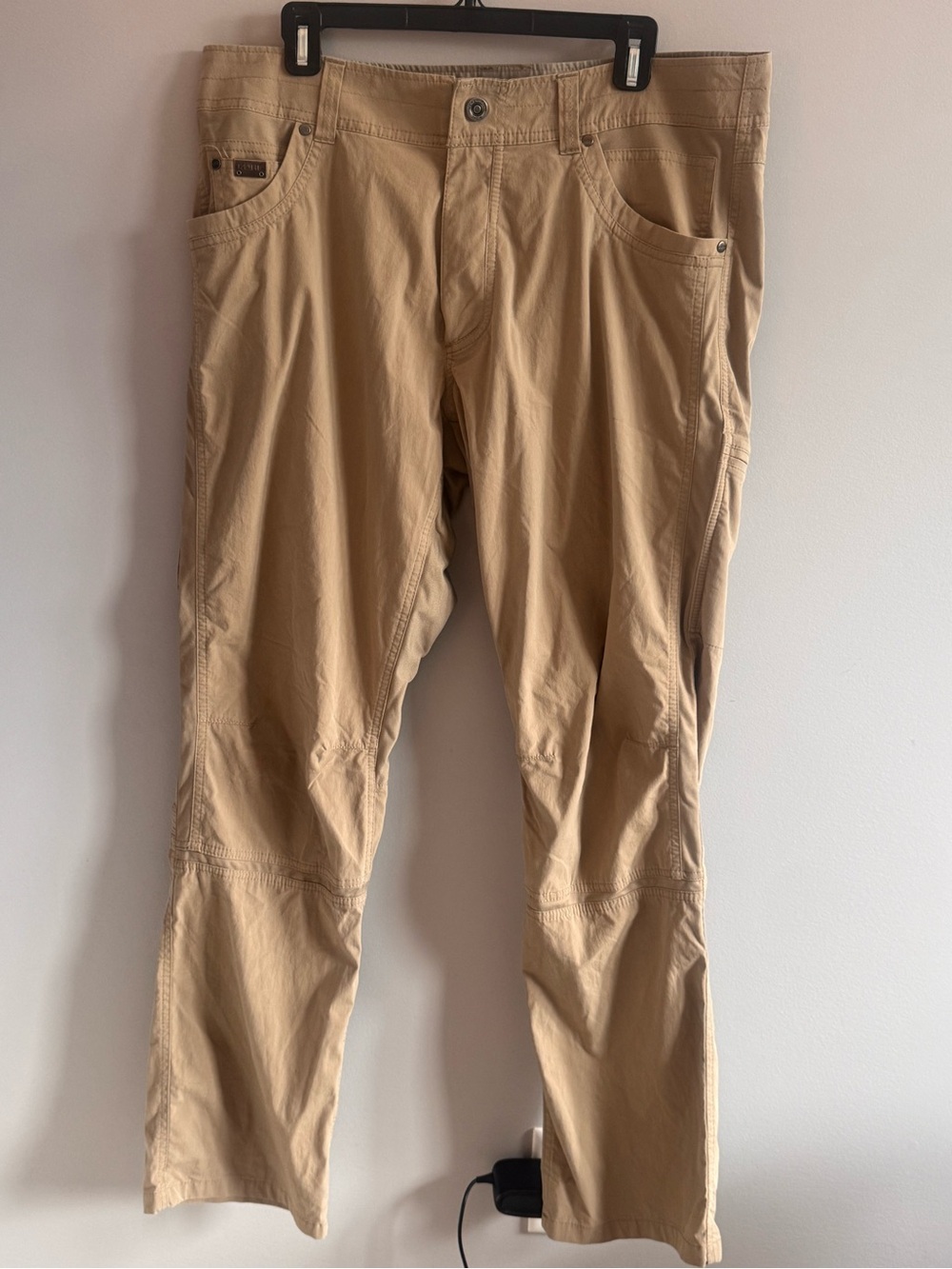 KUHL Radikl Men's Pants 36x32 Khaki Stretch Hiking Outdoor Performance